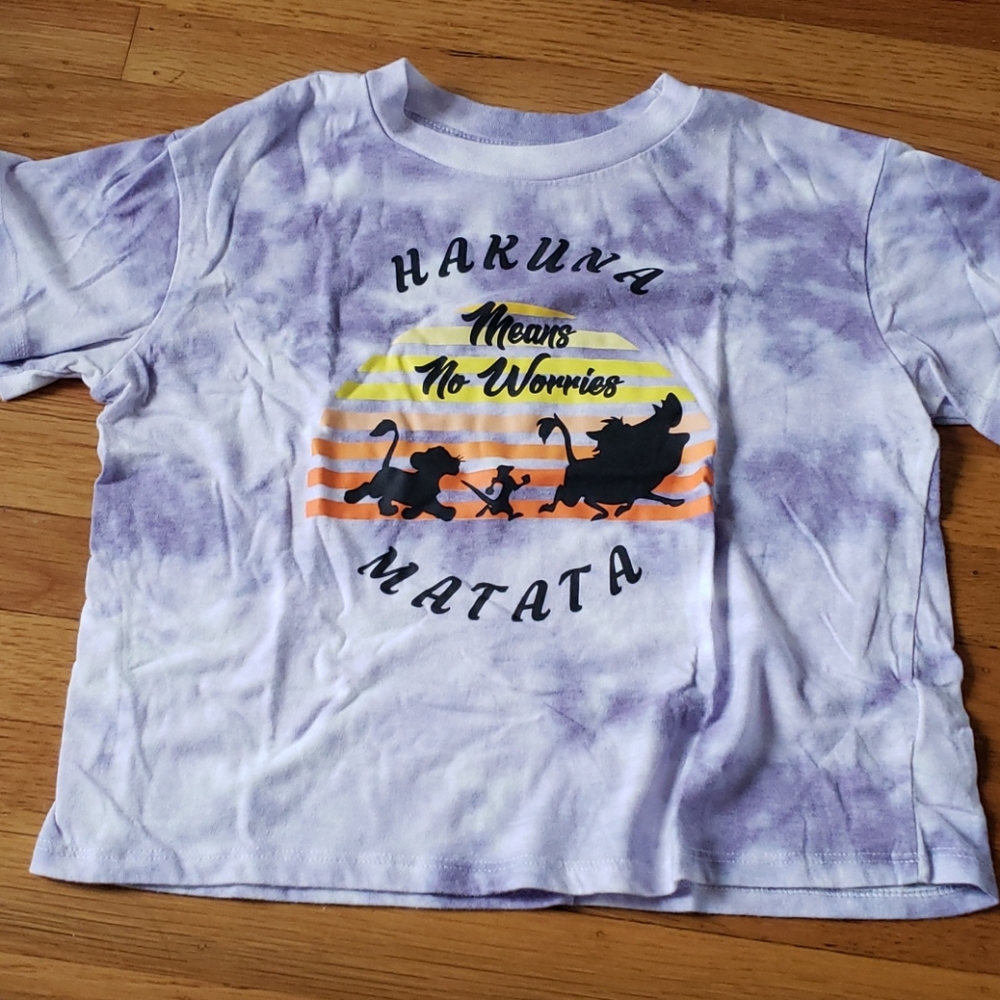 Disney Tie Dye Crop Top